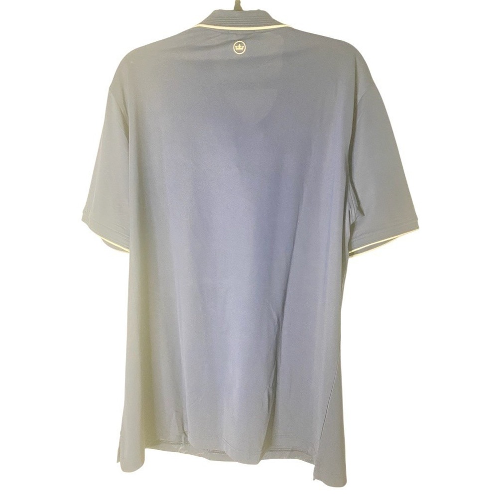 Peter Millar Crown Crafted Polo Shirt Men's XL Blue Short Sleeve Golf - Picture 3 of 3